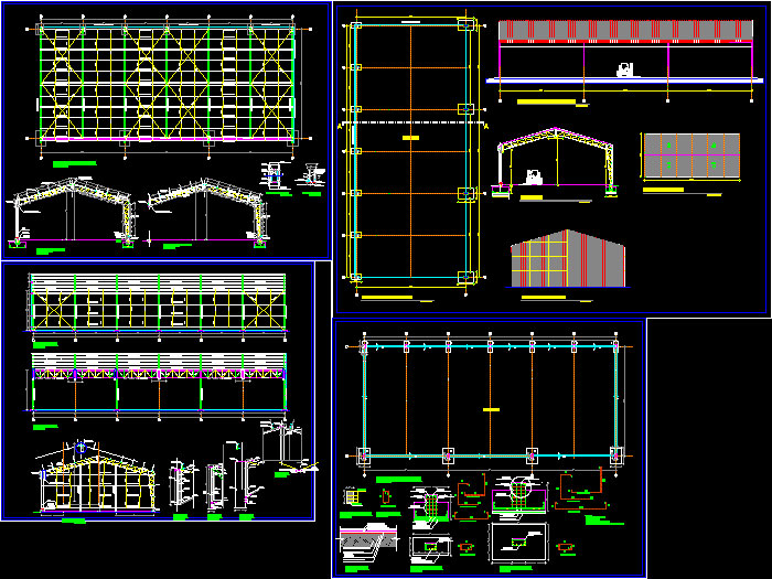  shed CAD Designed Drawings