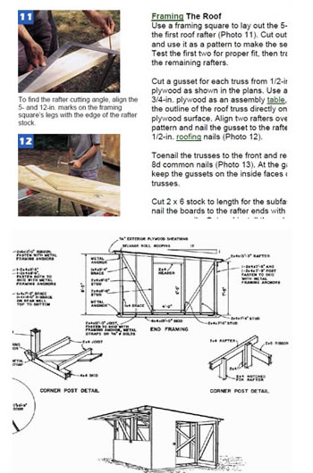 Step By Step “LEGO” Instructions for sheds